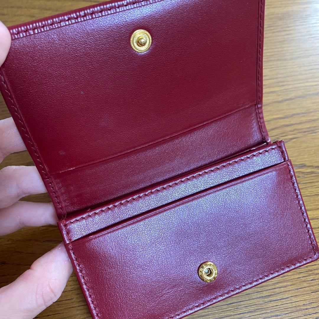 PRADA 名刺入れ レッド