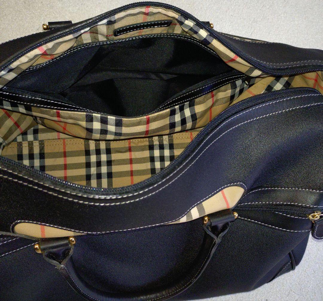 難あり　BURBERRY GOLF（バーバリーゴルフ）ボストンバッグ ブラック