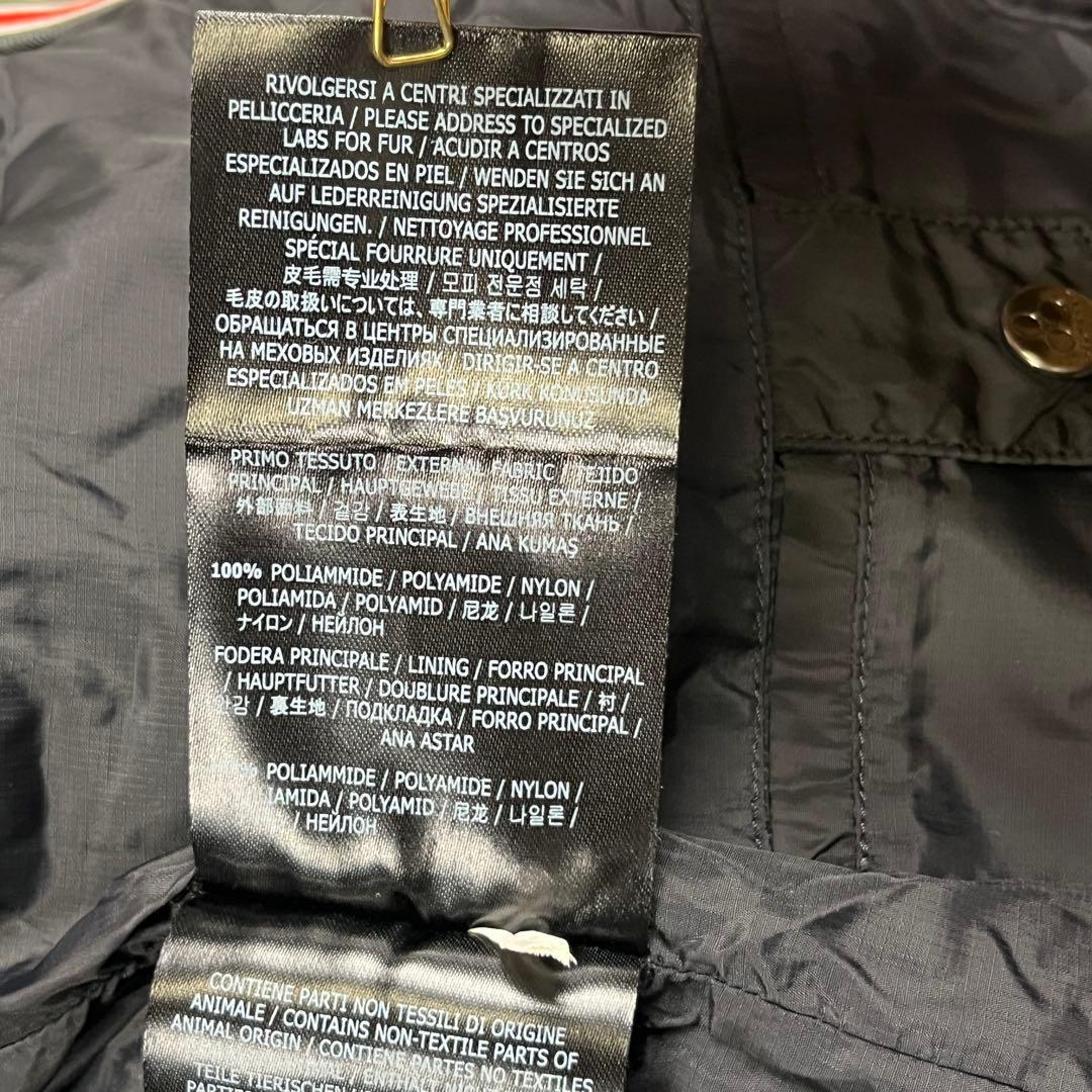 PEUTEREY ピューテリー フード付き ダウンジャケット Lサイズ ブラック