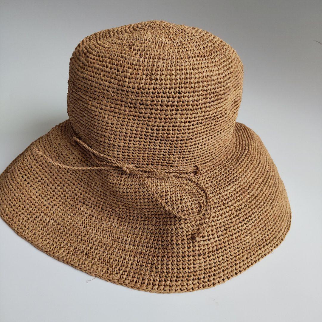 美品 ヘレンカミンスキー ラフィアハット プロバンス10 幅広 麦わら帽子