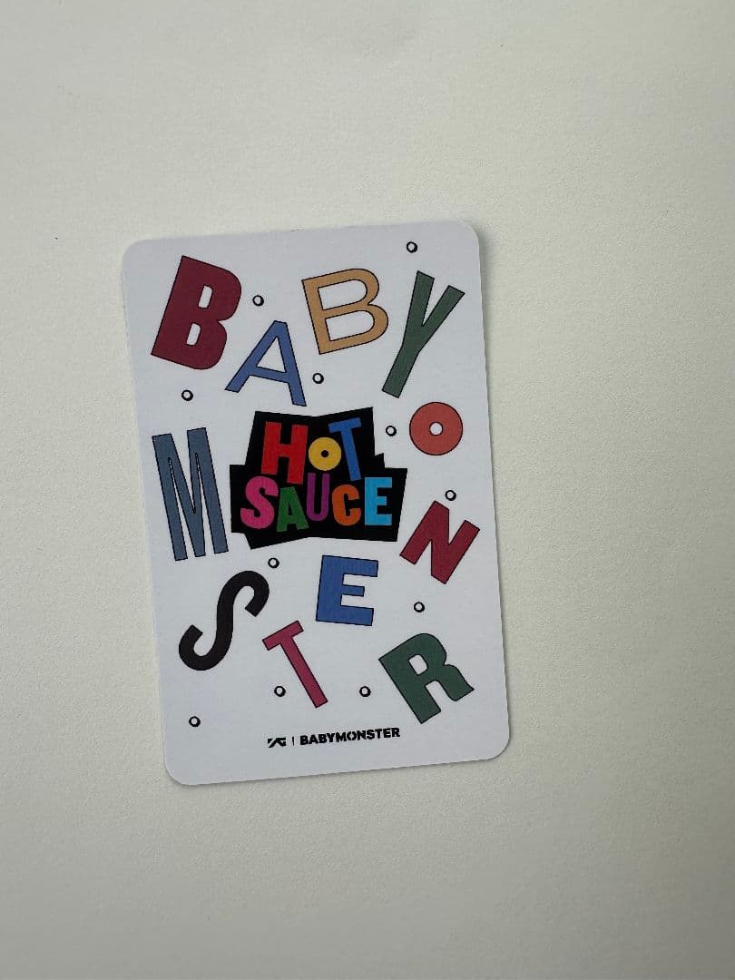 BABYMONSTER 2週目 HOT SAUCE サノク アヒョン トレカ