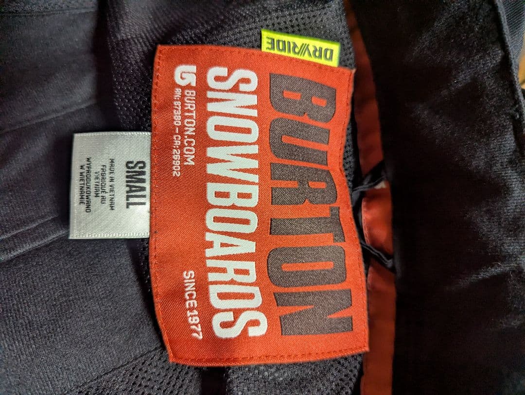 BURTON　スノーボードウェア　上下セット