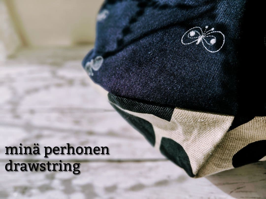 【再販ナシ】伊勢丹限定 ミナペルホネン anone-anone ドローストリング