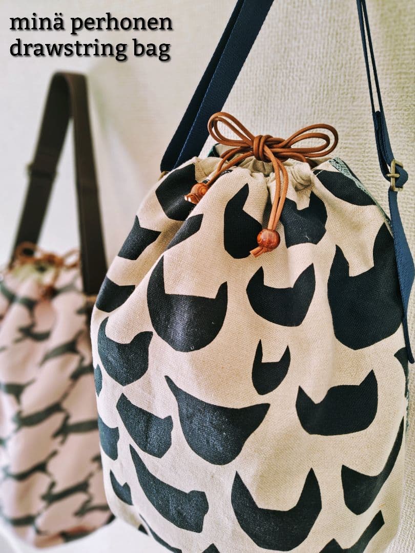 【再販ナシ】伊勢丹限定 ミナペルホネン anone-anone ドローストリング