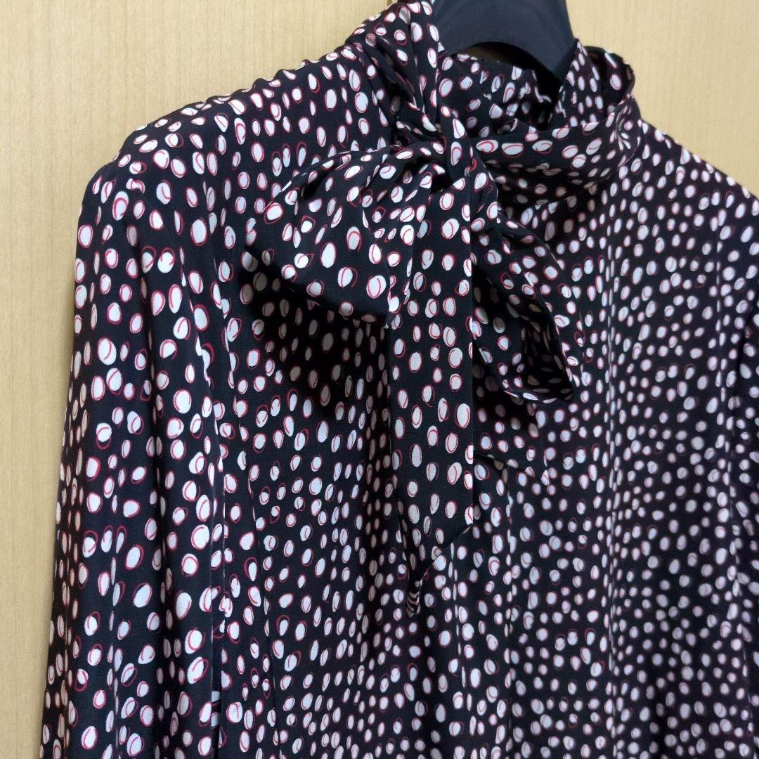 みぃさま★soejuソージュ＊レオパード柄ボウタイブラウス