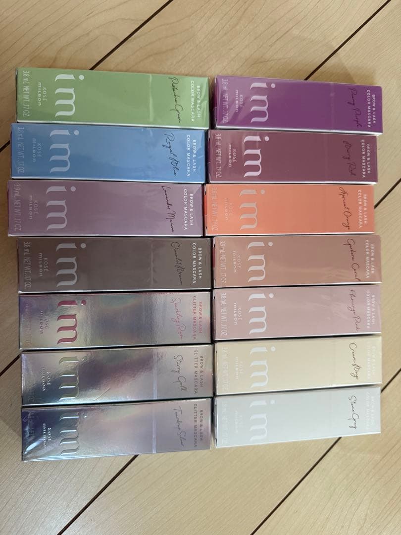 アイエム プロ＆ブッシュ カラーマスカラ 14個セット