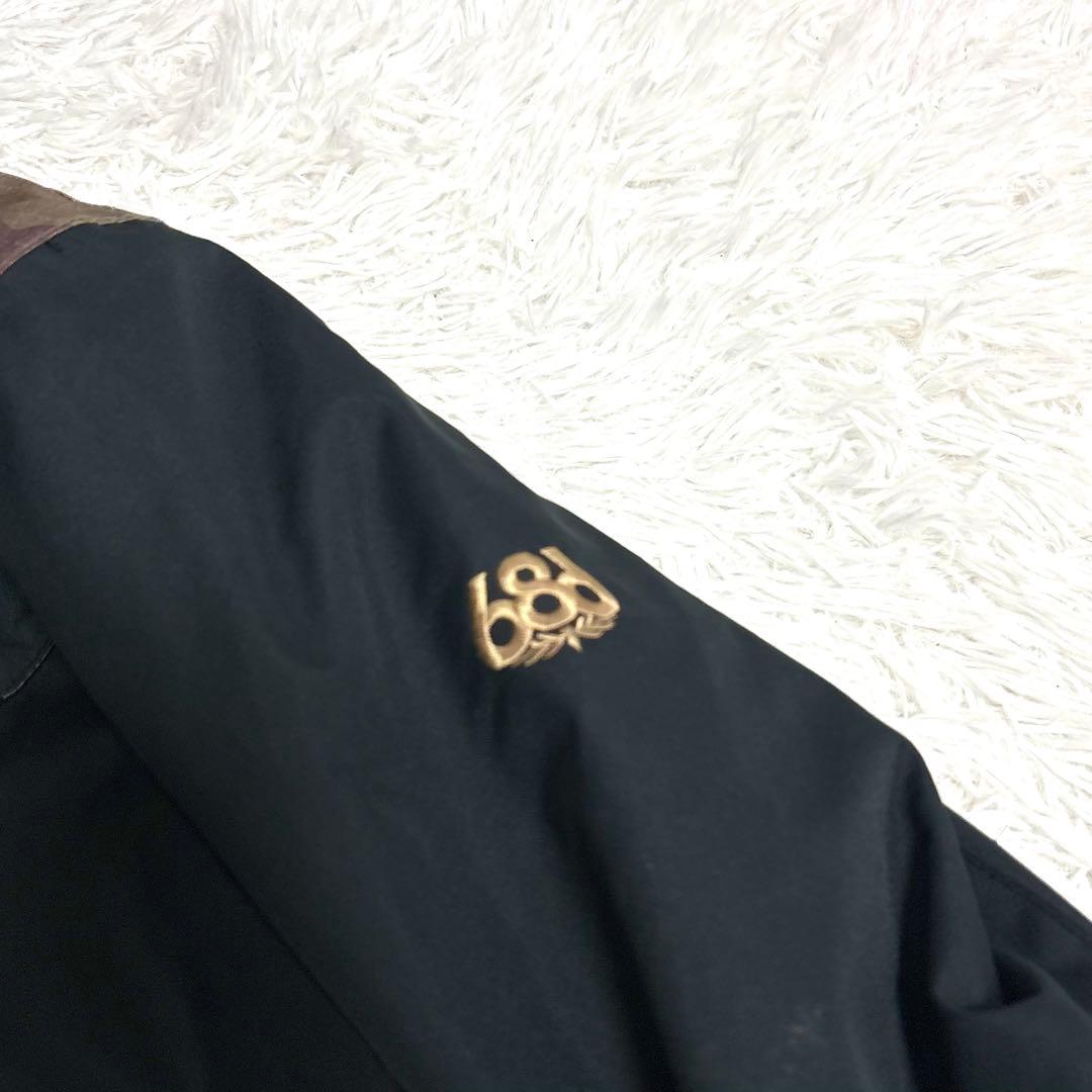 ✨美品✨686 スノーボードウェア ブラック L　黒　迷彩　カモフラ