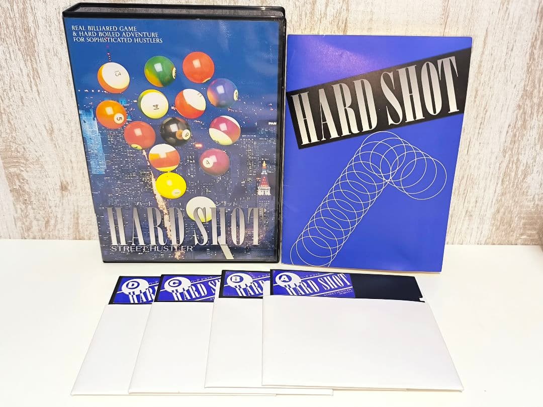 HARD SHOT ハードショット PC-9801 5インチ 2HD ビリヤード