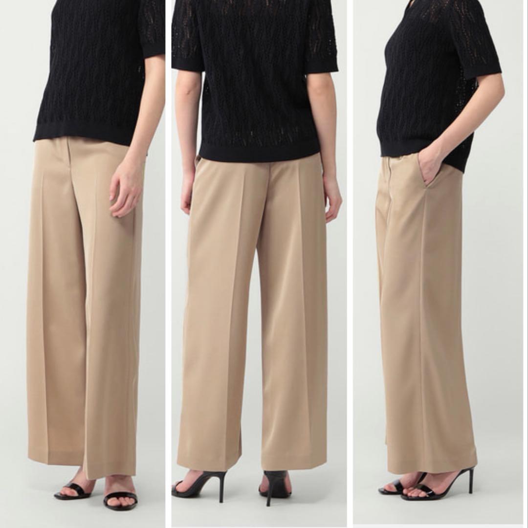 セオリーリュクス 25AW WESLY PANT 洗える ワイドフレア XS