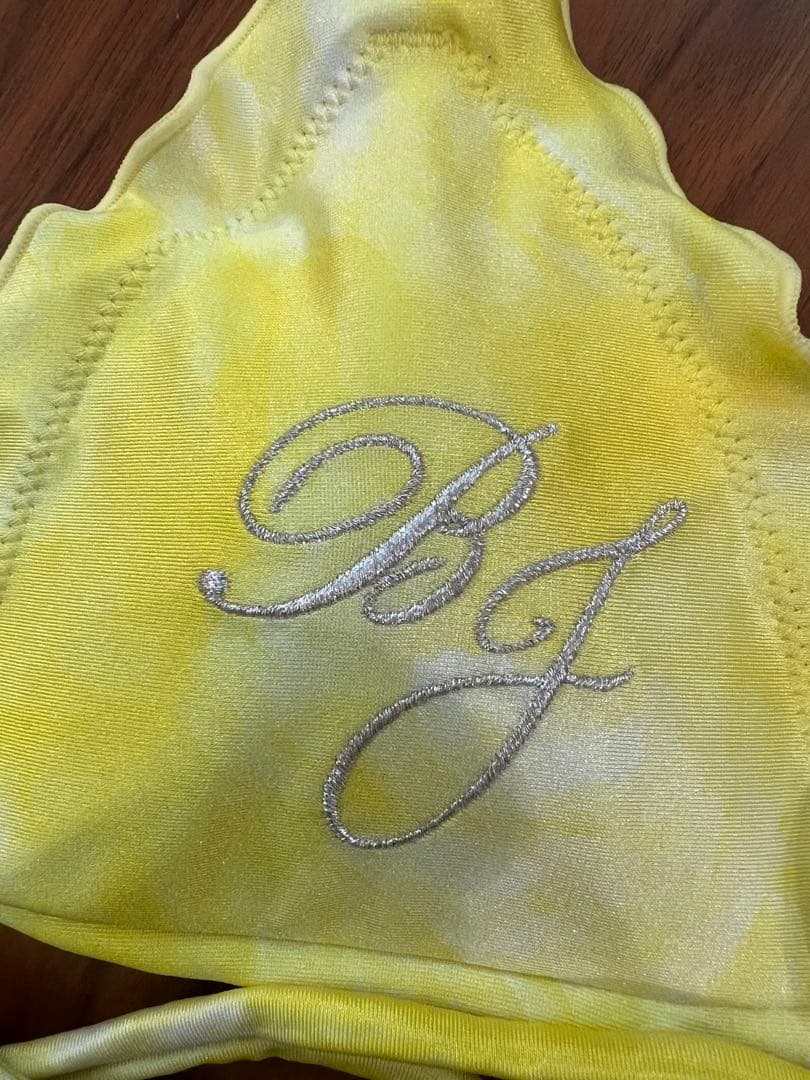 ベストボディジャパン公式水着 タイダイ柄イエロービキニ ＊Mサイズ