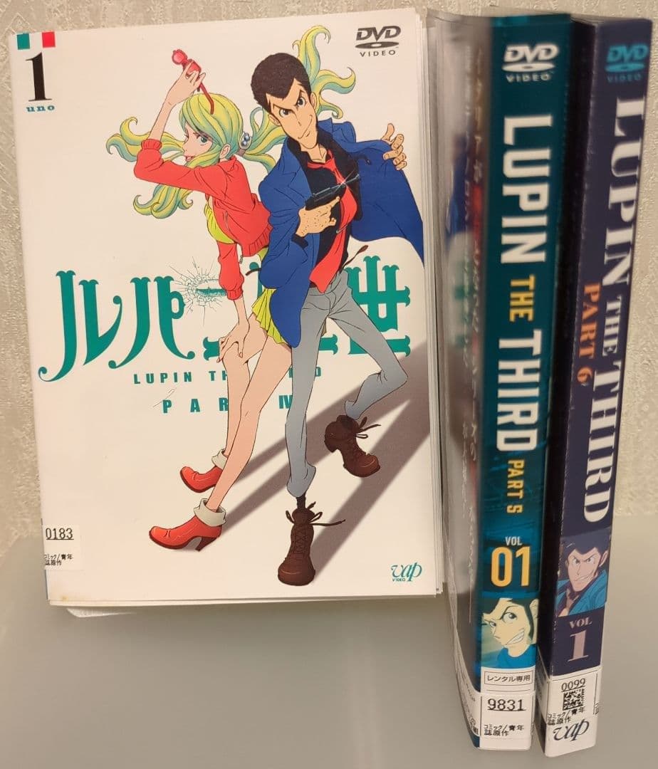 ルパン三世 PART IV,5,6 全24巻セット レンタル版DVD TVアニメ