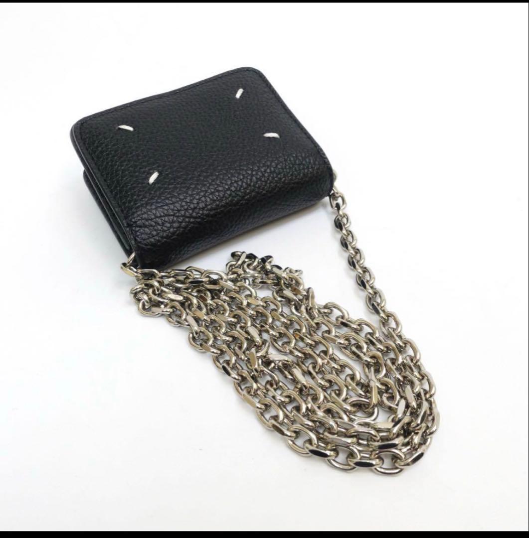 【ほぼ未使用】マルジェラ　チェーン　ショルダーウォレット　コンパクト　ポシェット