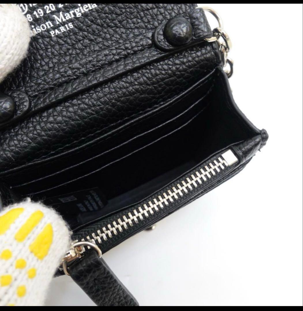 【ほぼ未使用】マルジェラ　チェーン　ショルダーウォレット　コンパクト　ポシェット