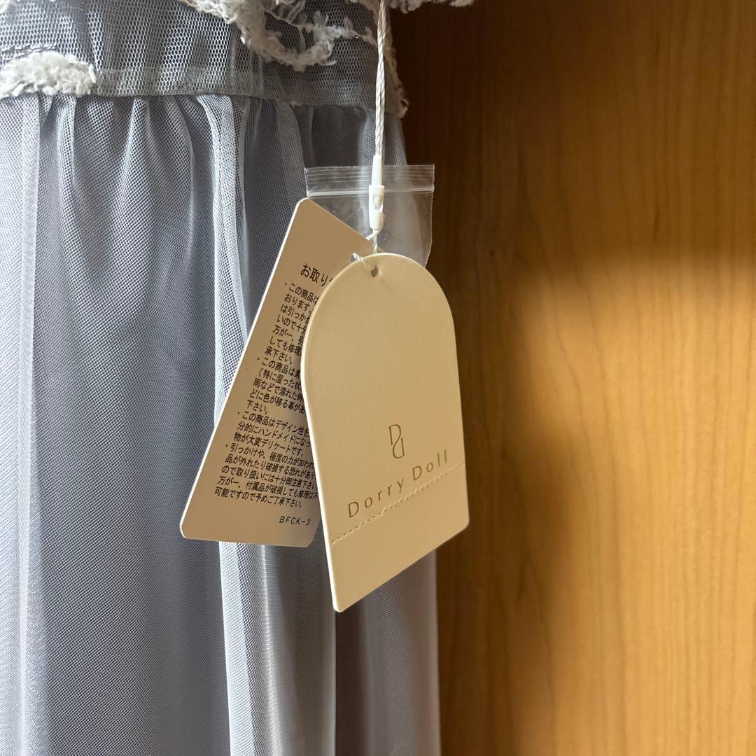 フェザーフラワーチュールドレス お呼ばれワンピース オケージョン妊婦 新品