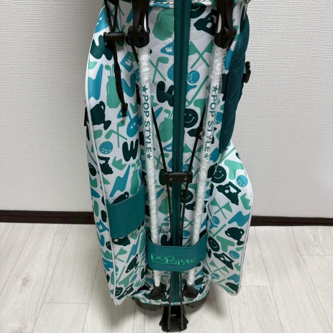 WINWIN GOLF ハッピーゴルフ スタンドキャディバッグ ミントグリーン