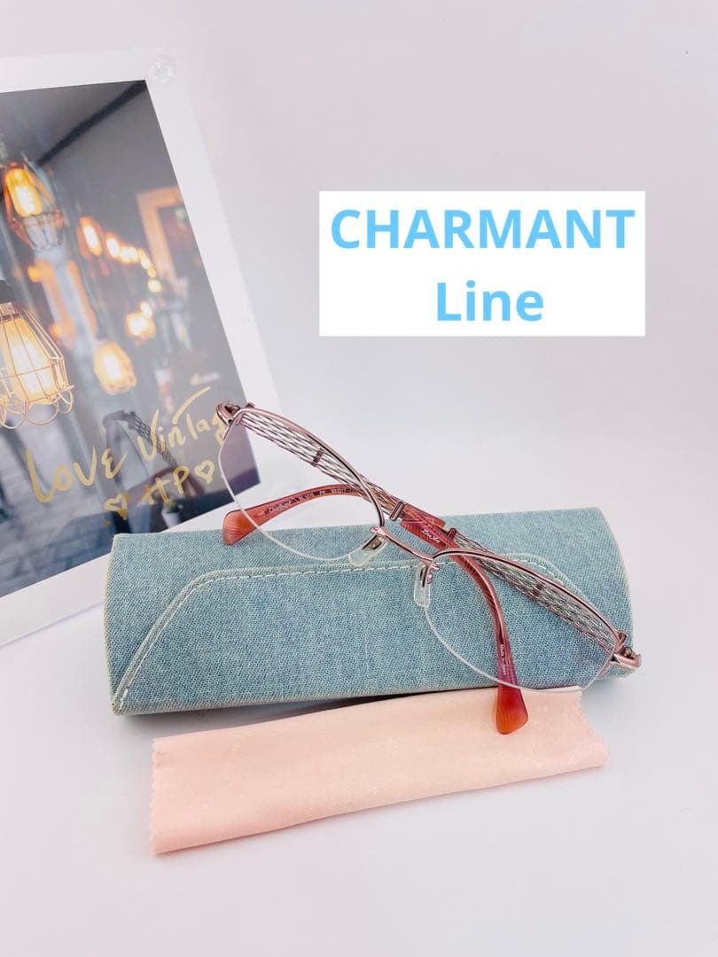 CHARMANT Line 日本製 メガネ フレーム チタン 最軽重 48