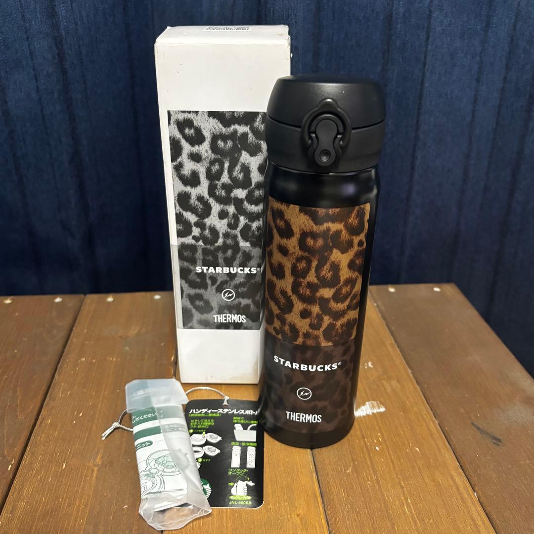 ☆未使用☆STARBUCKS 水筒 THERMOS レオパード 500ml