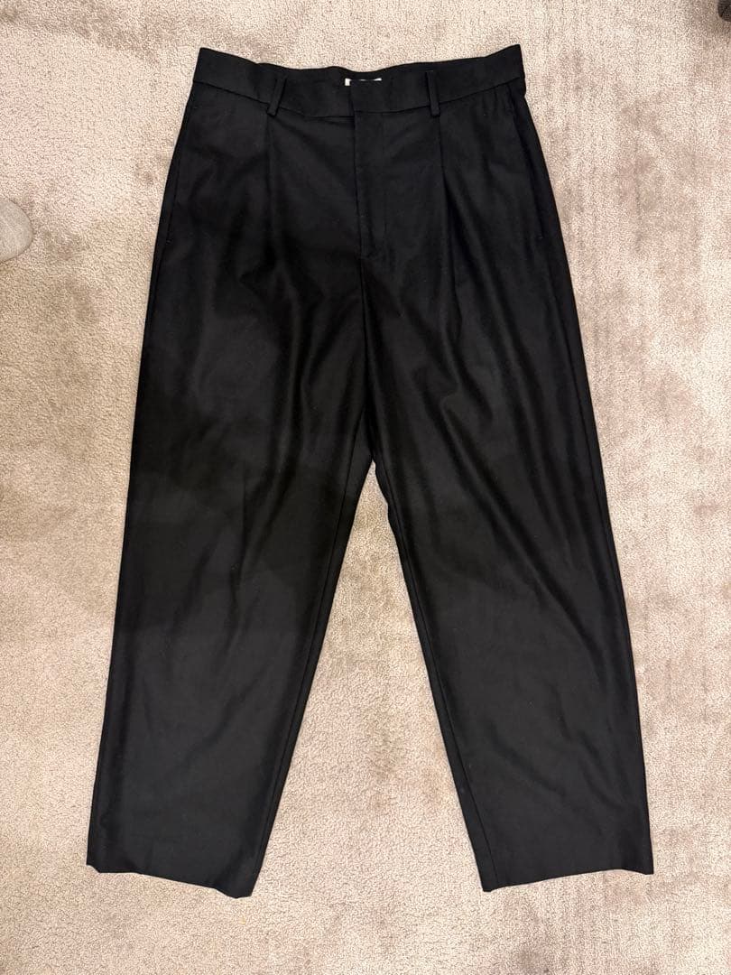 ATON/エイトン 2タック ウールスラックス サイズ6