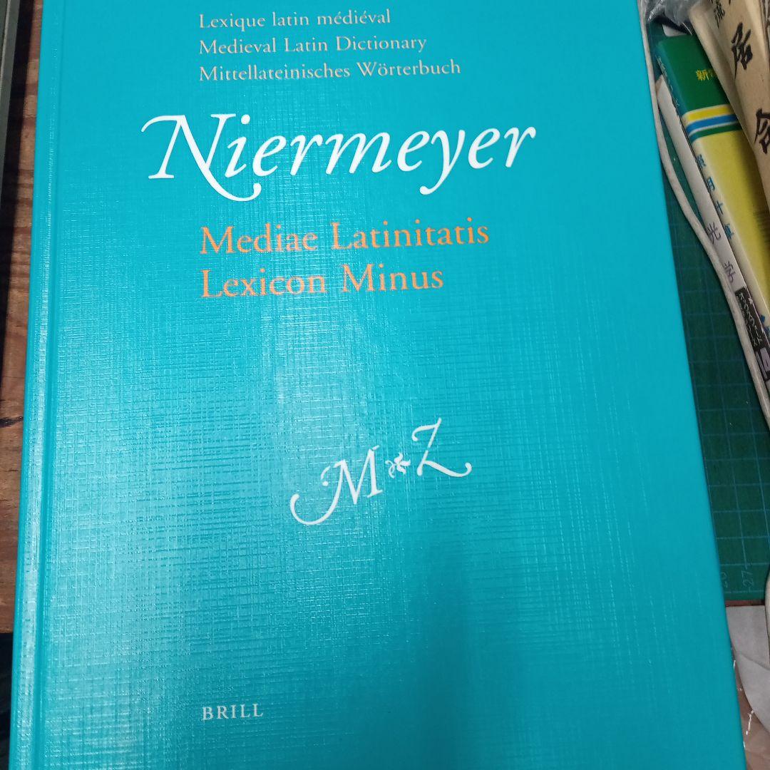 洋書 Mediae Latinitatis Lexicondieval