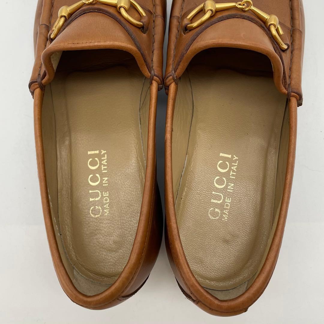 GUCCI グッチ　ローファー　ホースビット　革靴　スリッポン
