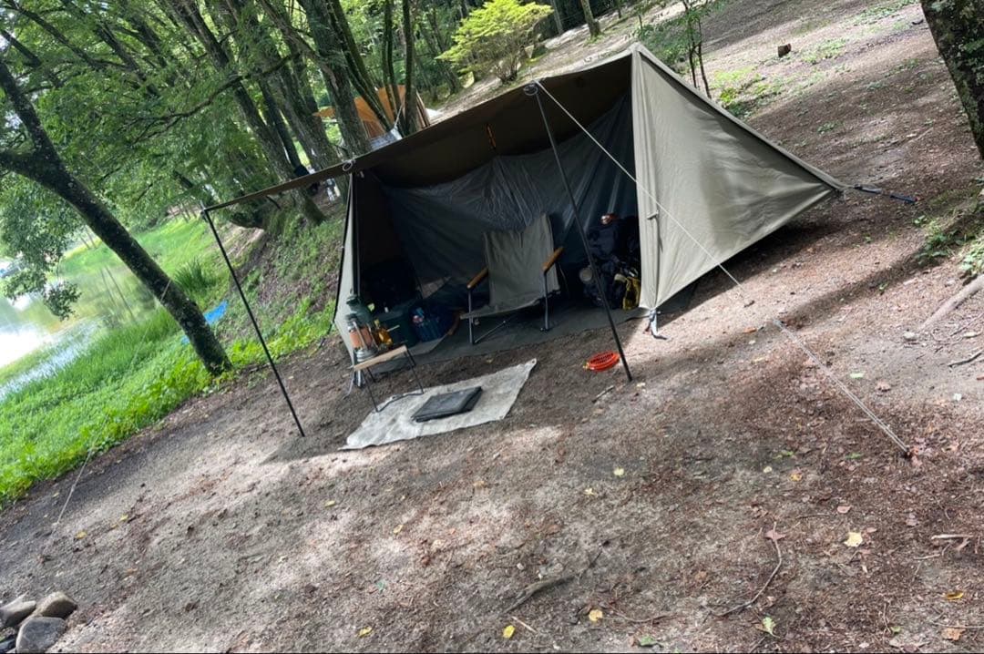 取説付き《フォックスベース仕様⭐︎》二股フレーム＋棟ポール　快適空間らくらく設営⭐︎