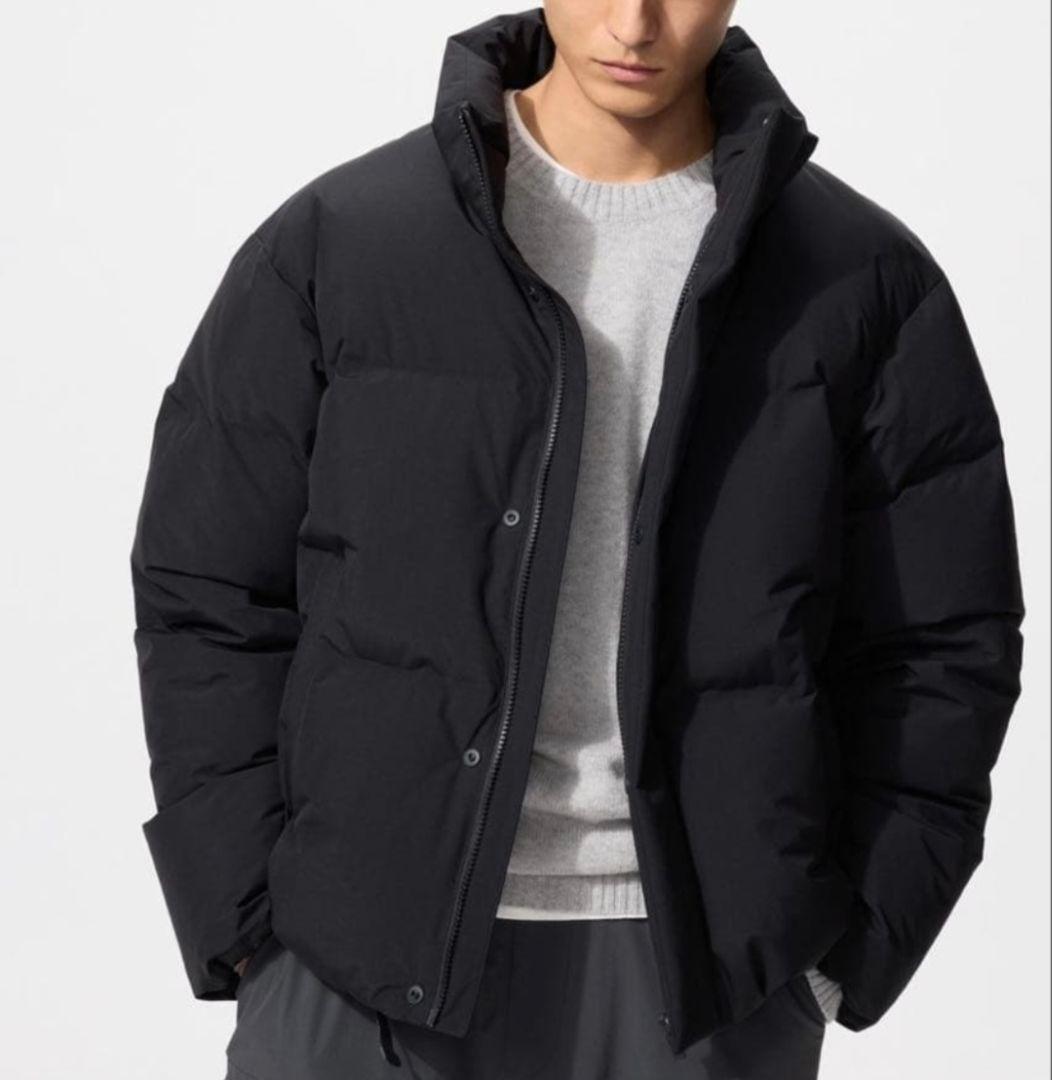 ユニクロ UNIQLO シームレスダウンジャケット ブラック 黒 M