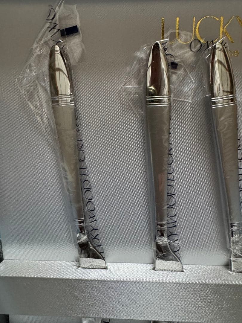 【新品・暗室保管・ケース美品！】LUCKY WOOD カラトリー 5種類x5本