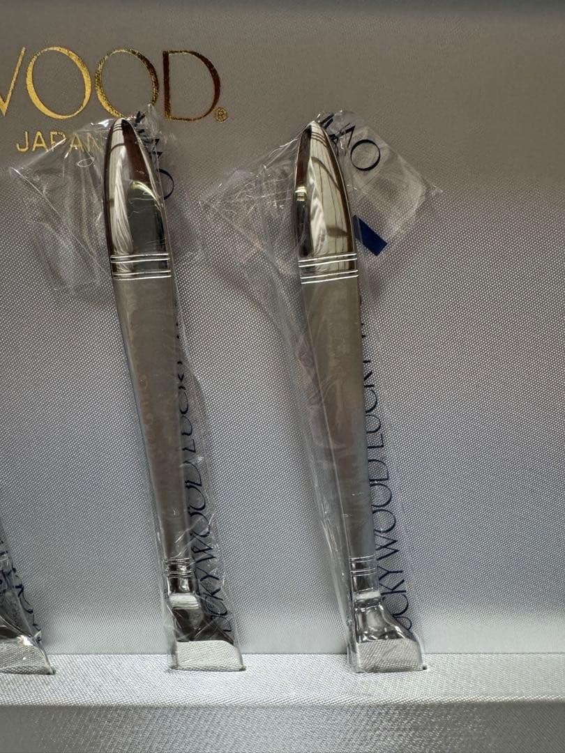 【新品・暗室保管・ケース美品！】LUCKY WOOD カラトリー 5種類x5本