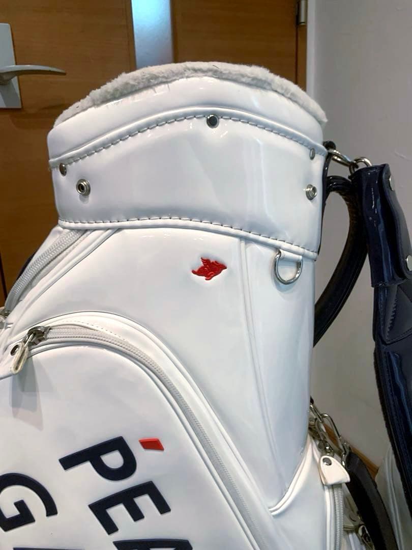 正規品　良品　パーリーゲイツ　エナメル　キャディバッグ　メンズ　レディース