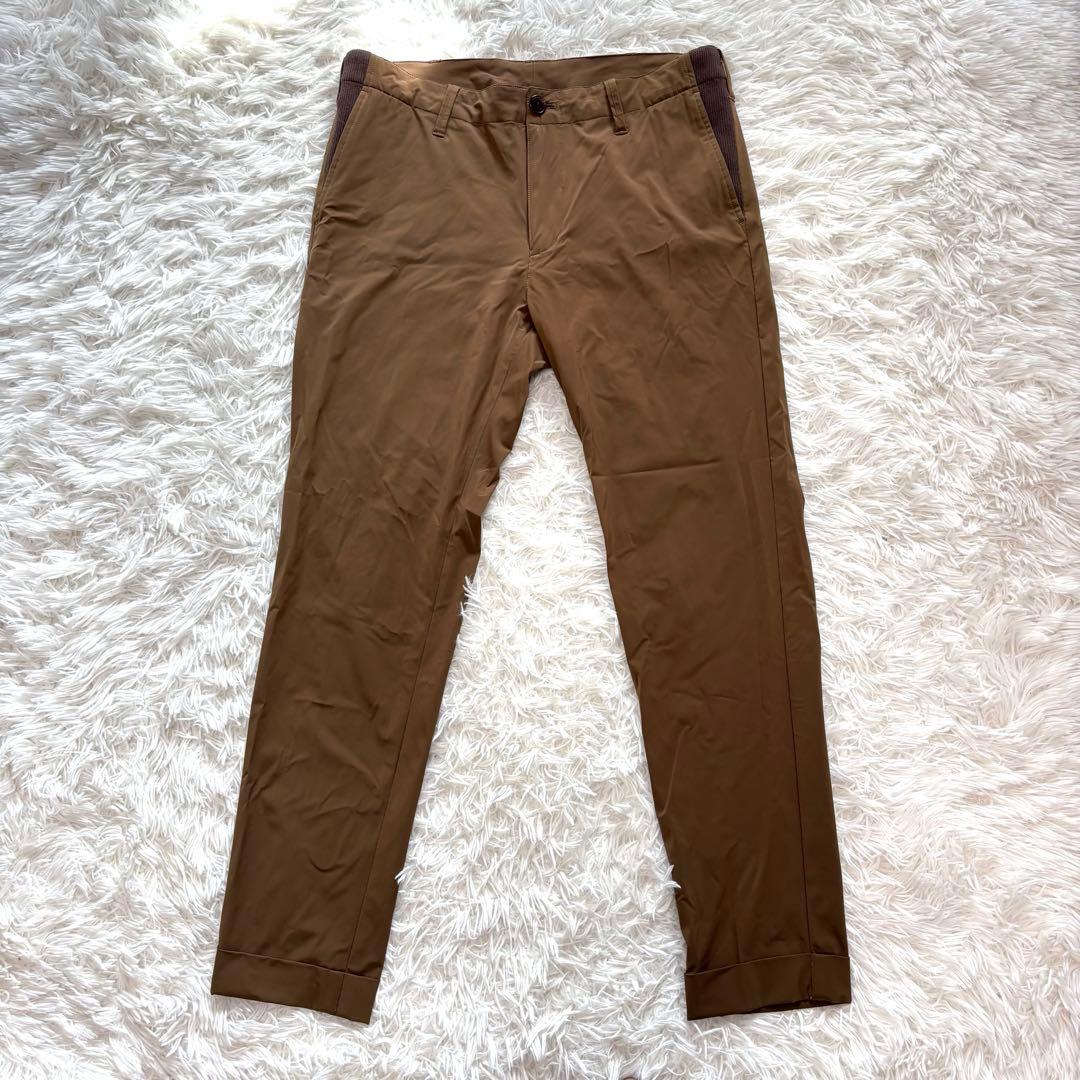 1piu1uguale3 パンツ スラックス ストレッチ ペイズリー バンダナ