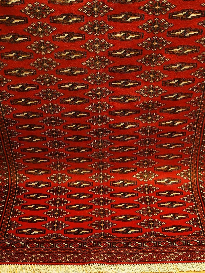 【ピジョンさま専用】ペルシャ絨毯　トルクメン　トライバルラグ　イラン手織り(9)