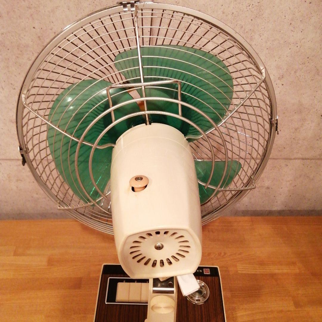 [未使用品] ナショナル　松風 F-30KA タイマーお座敷扇　ライトグリーン
