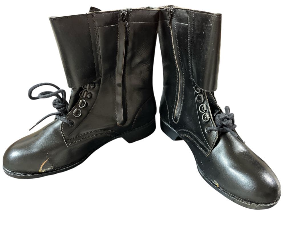 リーガルコーポレーション　レザー安全靴 ブラック 編上靴　警察　27.0cm