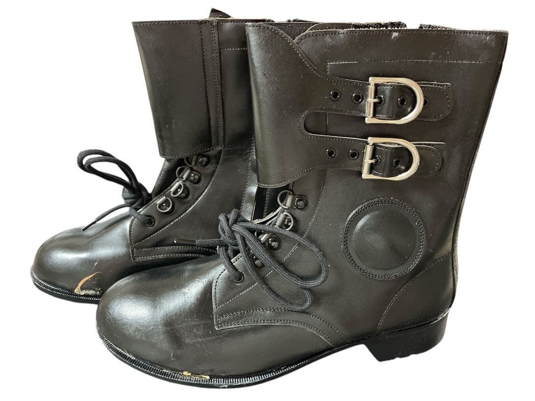 リーガルコーポレーション　レザー安全靴 ブラック 編上靴　警察　27.0cm