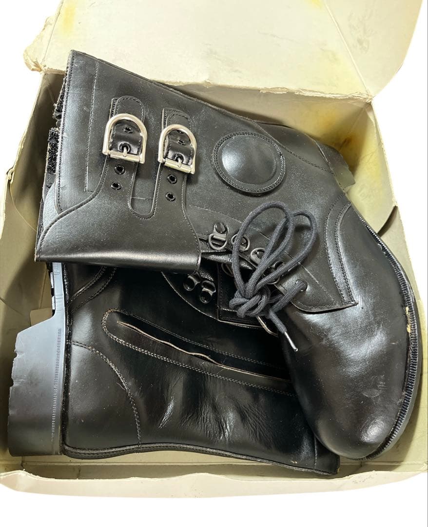 リーガルコーポレーション　レザー安全靴 ブラック 編上靴　警察　27.0cm