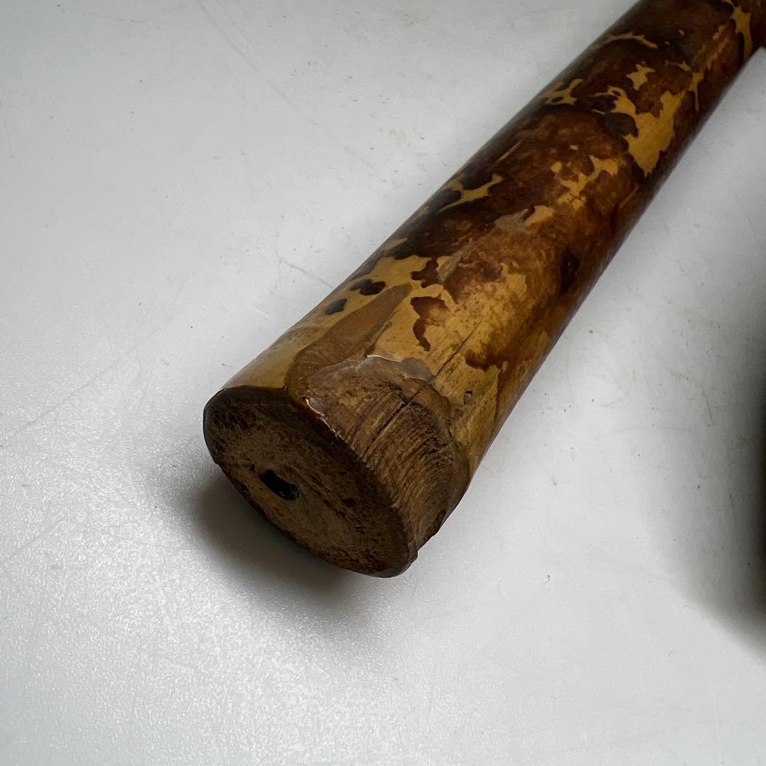 専用　江戸時代　斑竹タバコ入　115g 東Y7-1202⑧タサオ