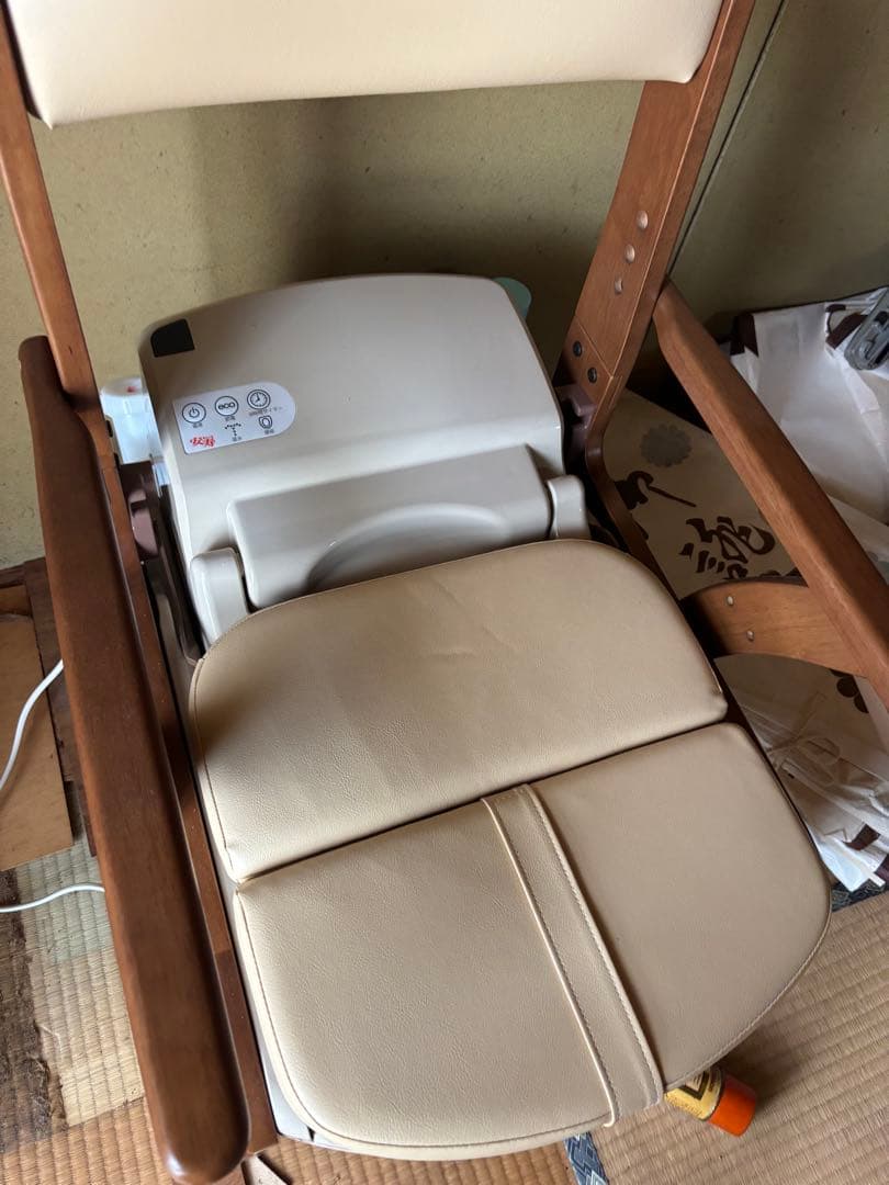 安寿ウォシュレット付きポータブルトイレ