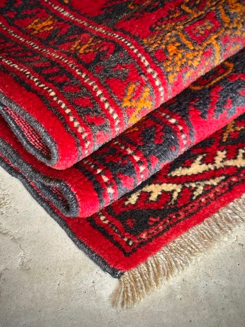 トライバルラグ　ヴィンテージラグ　トルクメン　ランナーサイズ　プリミティブアート