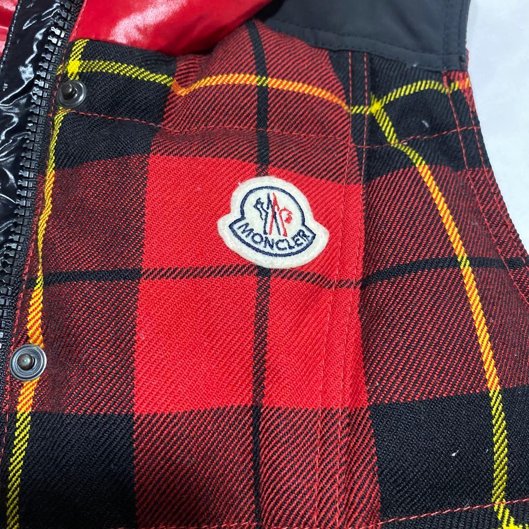 モンクレール　チェックベスト　サイズ１