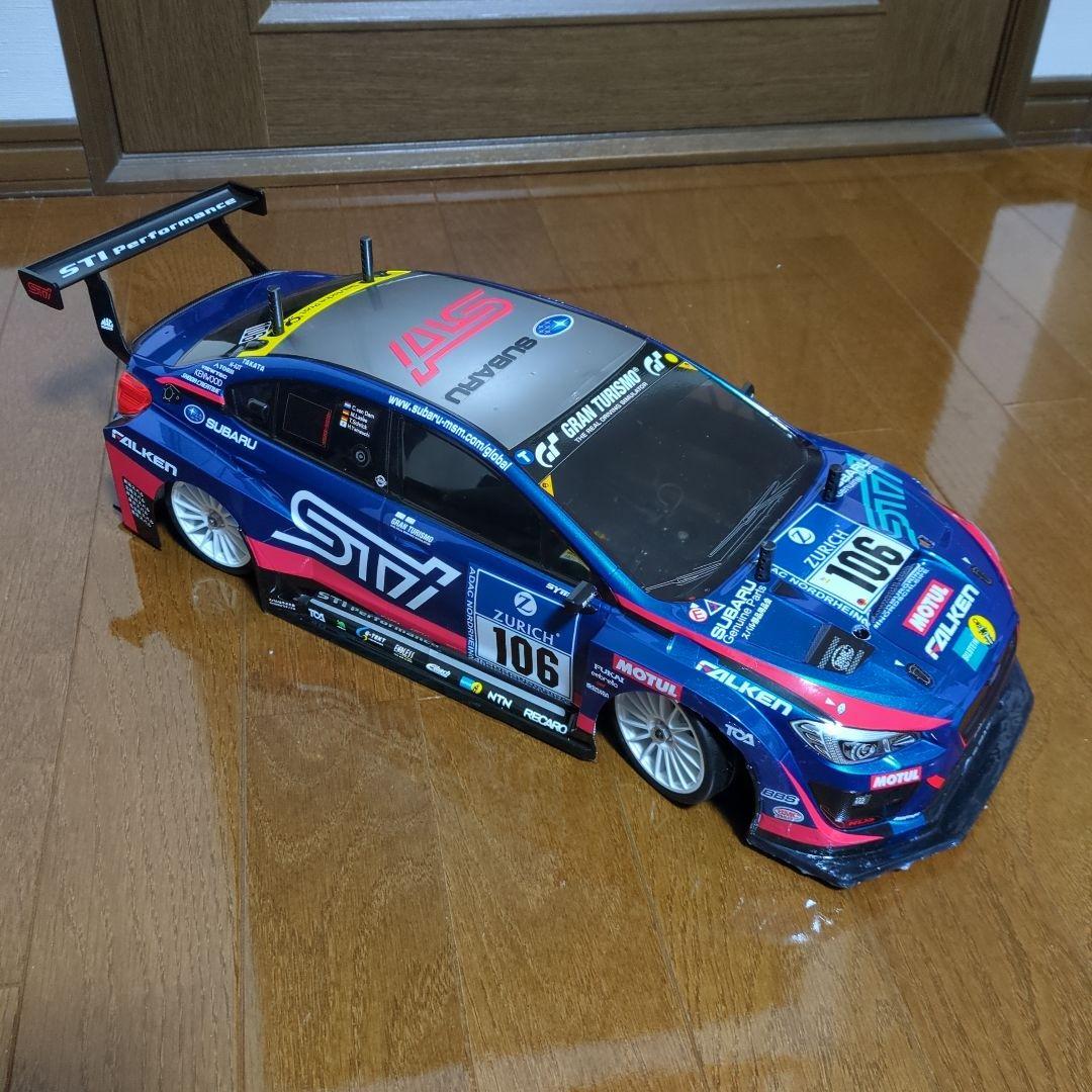 タミヤ　ラジコン用ボディ　SUBARU WRX STI NBR チャレンジ