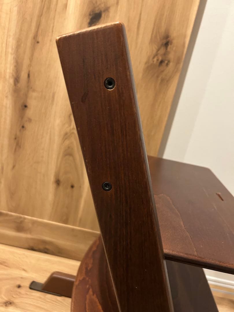 ストッケトリップトラップ　シルアル5 ウォールナットブラウン　延長グライダー付