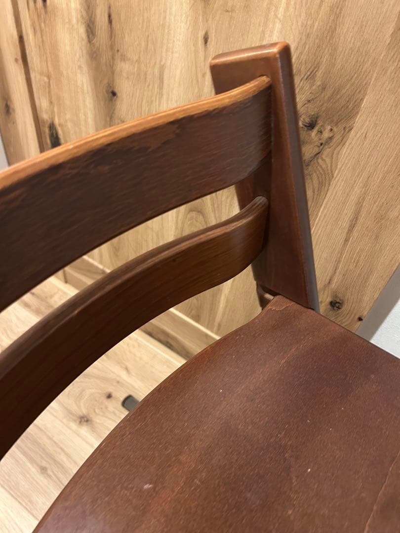 ストッケトリップトラップ　シルアル5 ウォールナットブラウン　延長グライダー付