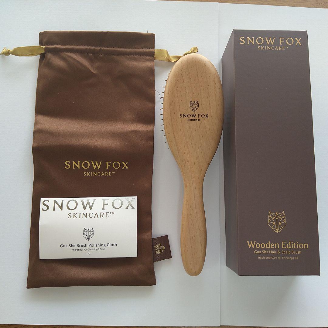 ✨️即購入可✨️美品　プレミアム FOX カッサ ウッド ヘアブラシ