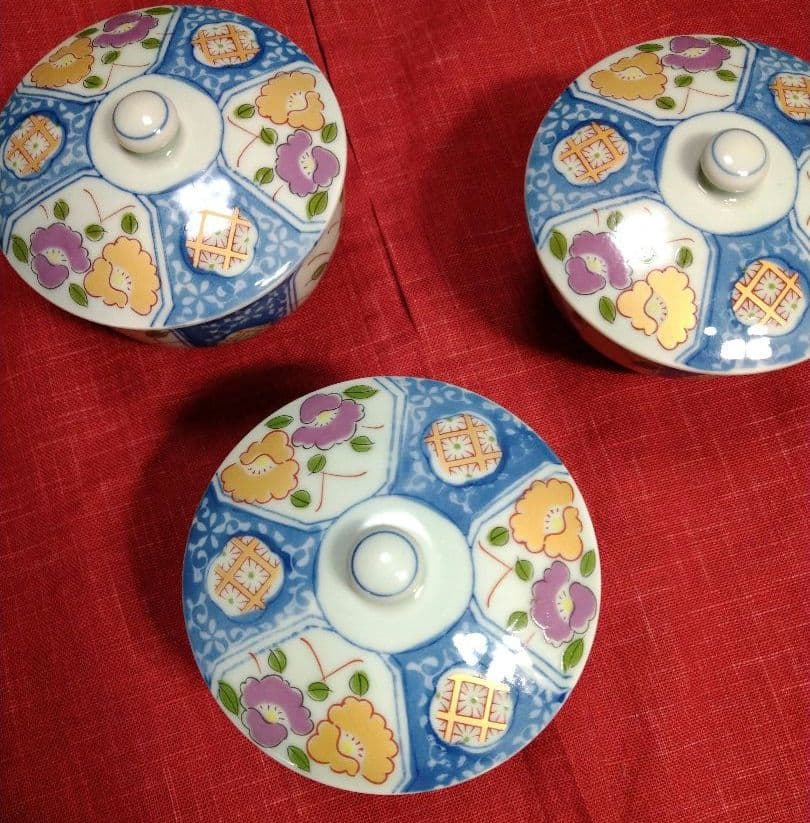 ♣ヴィンテージ品♥【名釜・有田焼・西峰作】♥【高級】金彩・急須蓋付煎茶器 ５客