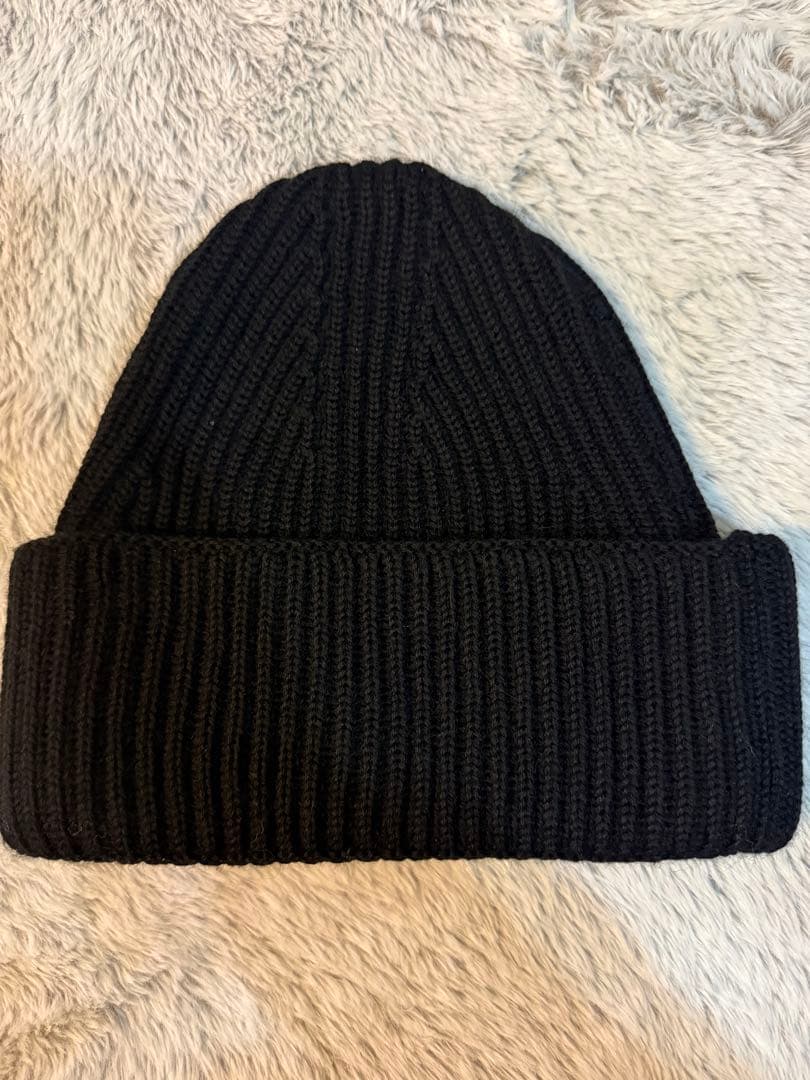 MAISON KITSUNÉ ブラック ニット帽