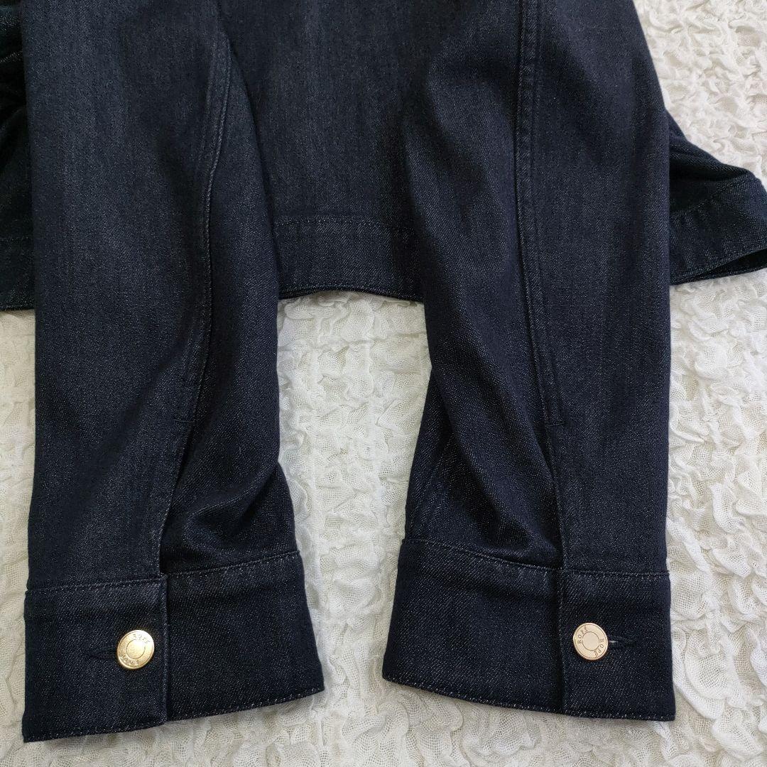 ロペ ROPE シルク混リアクティブデニムGジャン 洗濯機で洗える