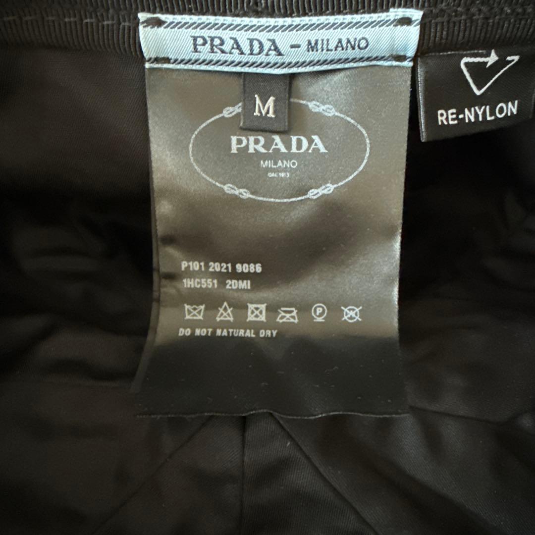 PRADA ブラック ナイロンキャスケット　M 未使用