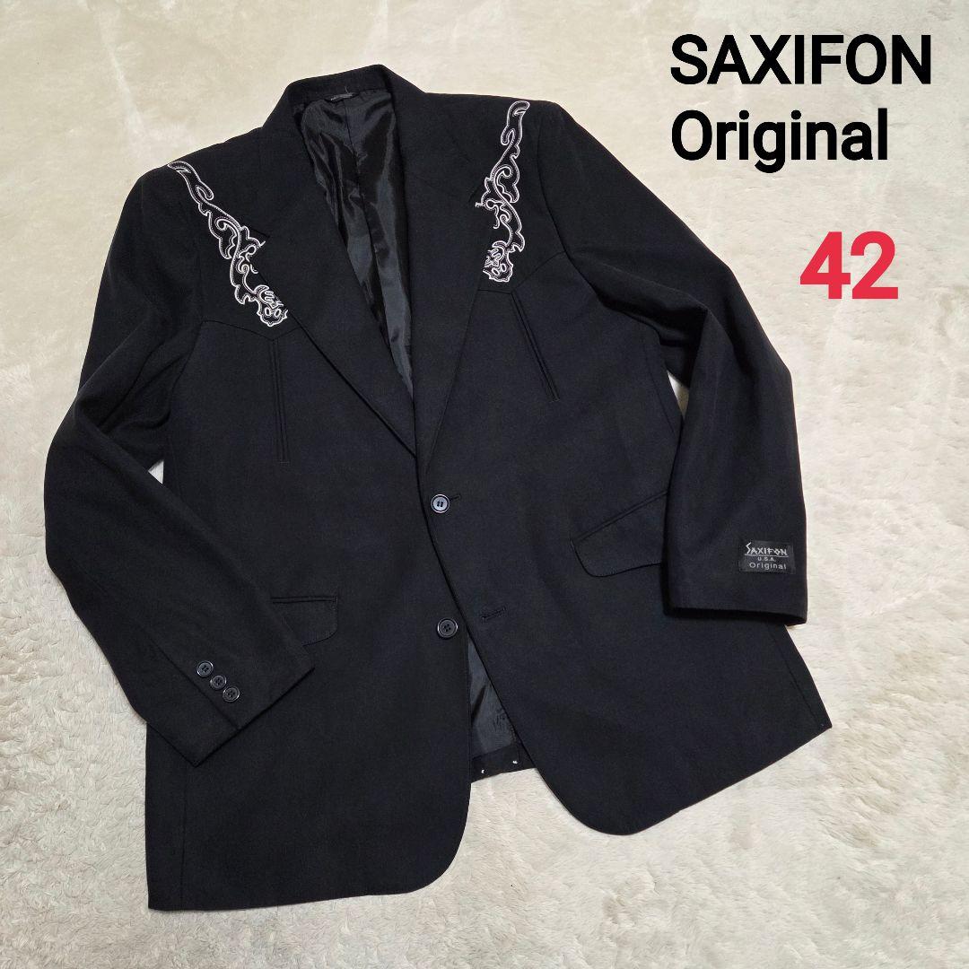 SAXIFON Original　テーラードジャケット　ウエスタン　刺繍　USA