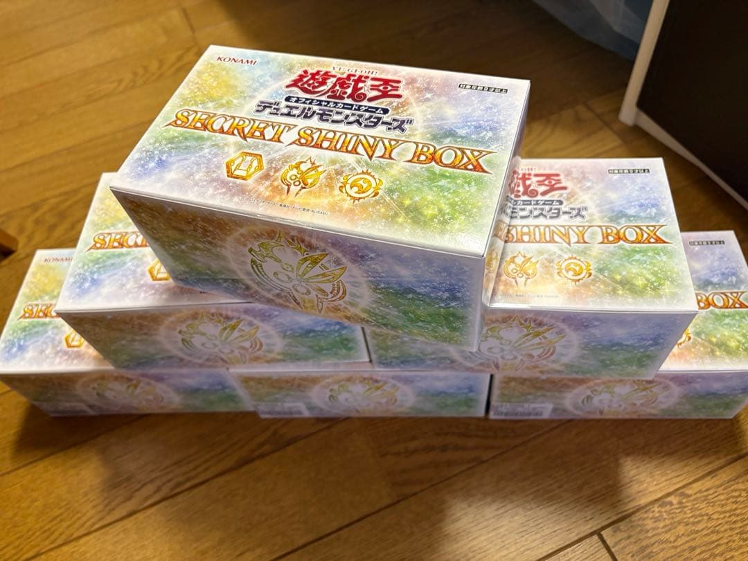 新品未開封　遊戯王　シークレットシャイニーボックス 6箱