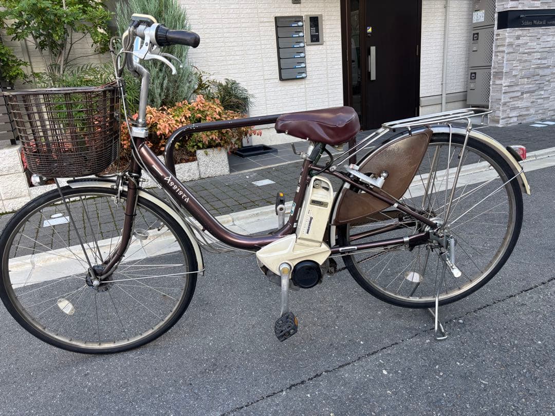 BRIDGESTONE assistanアシスト付き自転車 ブラウン
